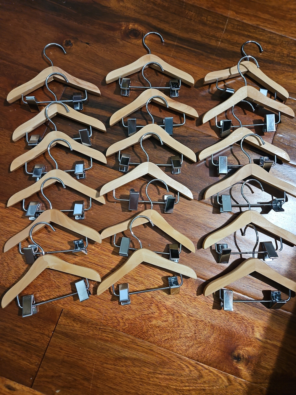 18 Wood Doll, Baby, Scarf Hangers